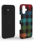 Merry Grid Snap Phone Case