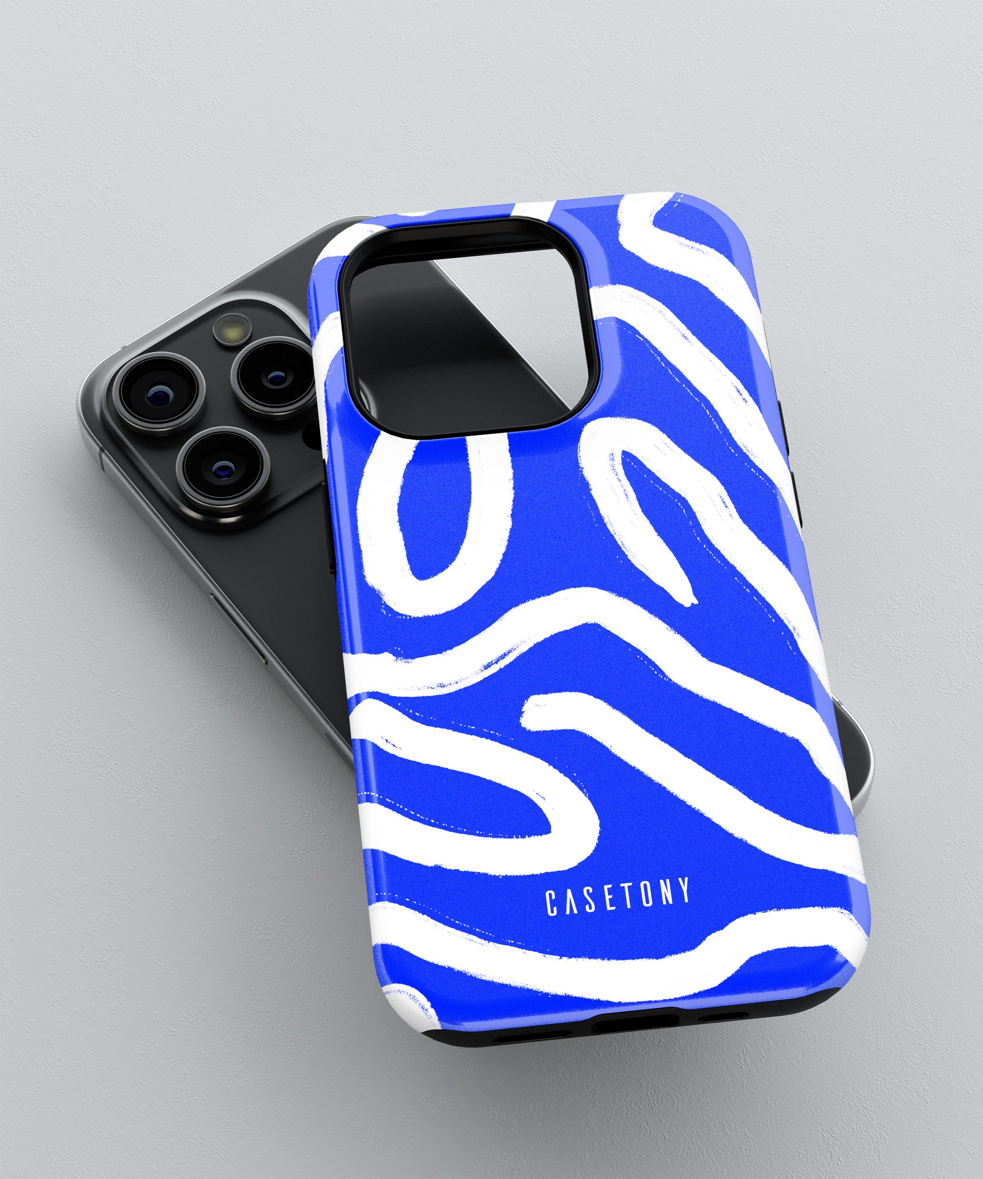 Blue Ways Tough iPhone Case