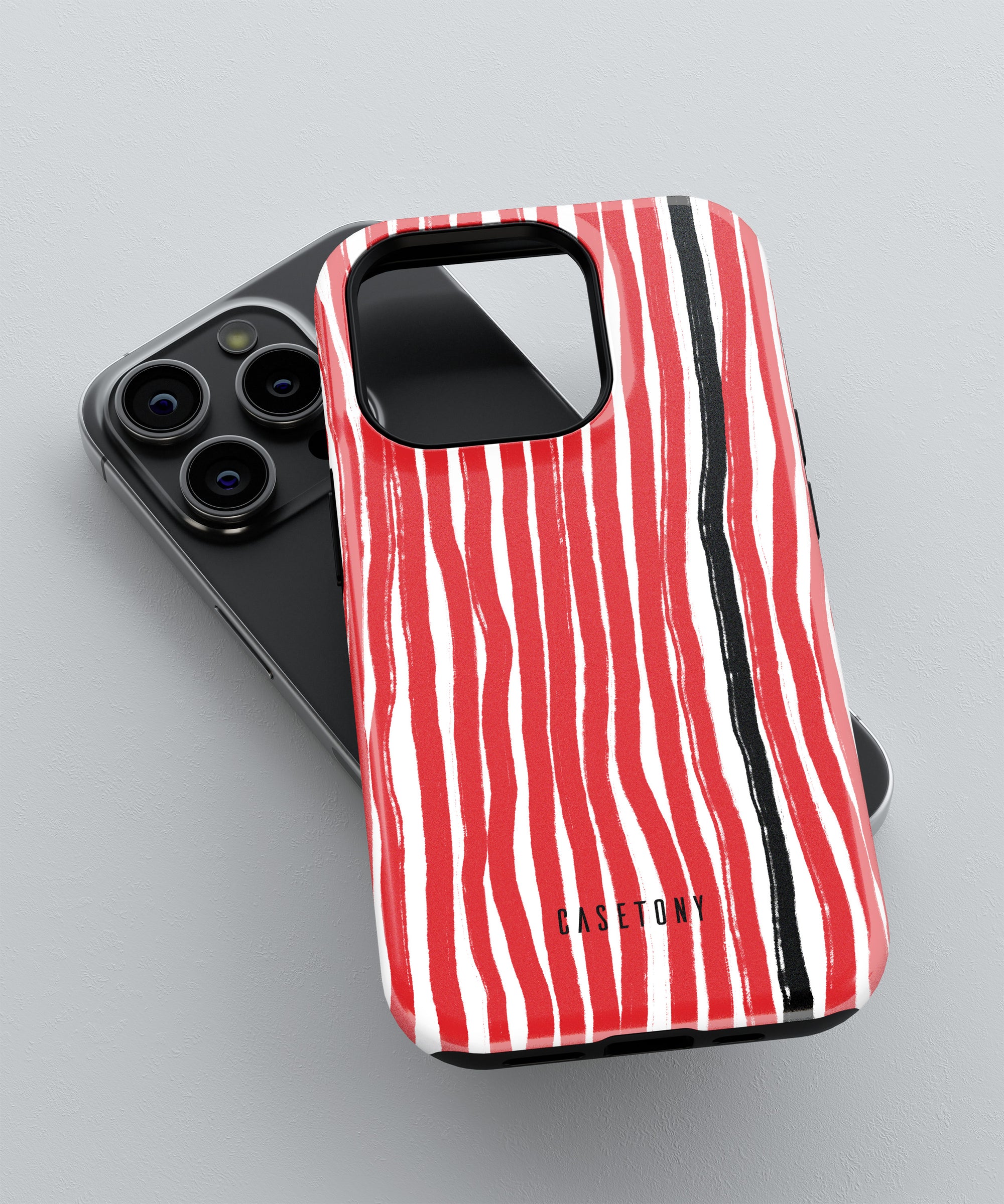 Single Red Tough Phone Case